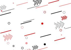 Abstract minimal background with lines, circles and arrows vector