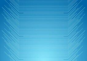 Blue minimal tech lines abstract futuristic background vector