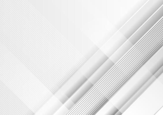 Grey white geometric tech abstract minimal background