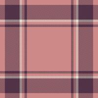Plaid check pattern. Seamless fabric texture. Tartan textile print. vector