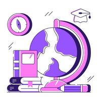 A beautiful design illustration of globe vector