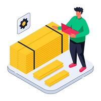 Perfect design illustration of wood planks management vector