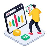 Premium design illustration of web Boxplot vector