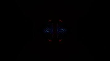 Vibrant neon lights flash in a rhythmic, seamless disco loop for VJs. video
