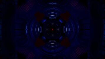Kaleidoscopic visuals with vibrant colors in a VJ loop. video