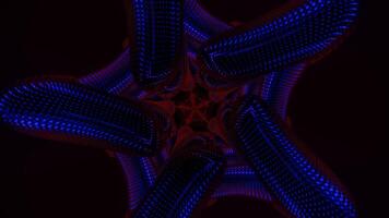 Vibrant neon lights flash rhythmically in a continuous disco VJ loop. video