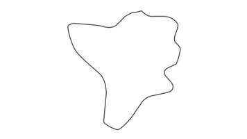 outline sketch map of Jelgava in Latvia video