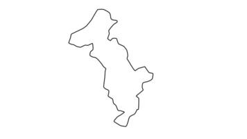 outline sketch map of Thimphu in bhutan video