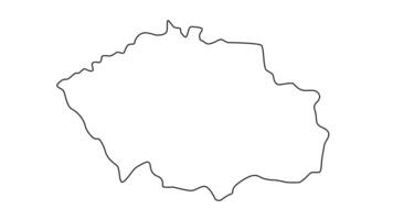 outline map of Ulaangom in mongolia video