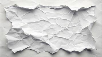 White ripped torn paper background for your presentation background photo
