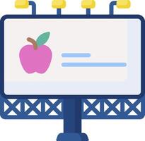billboard illustration design vector