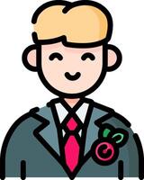 groom illustration design vector