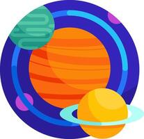 planet illustration design vector