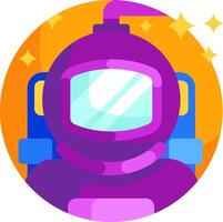 astronaut illustration design vector