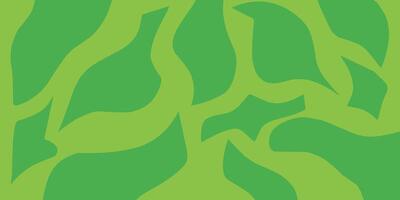 Abstract background design featuring an organic pattern with a combination of bright green and light green. This pattern creates a dynamic and natural feel, perfect for a variety of creative projects. vector