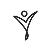 Wellness logo icon design template isolated illustration vector