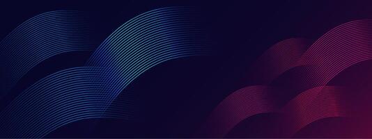 Modern abstract background with flowing lines vector