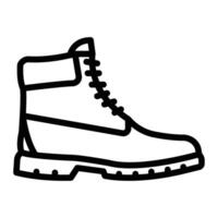 Boot Line Icon Design For Personal And Commercial Use vector