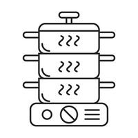 Steamer icon on white background vector