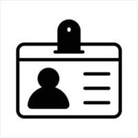 Student id card design, entry pass icon in modern style vector