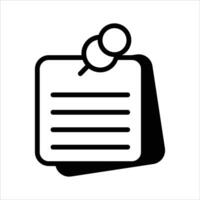 Sticky notes design in modern style, ready to use vector