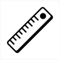 Tool for measurement or calculating length, premium icon of ruler, scale vector