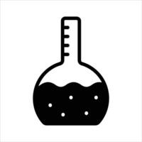 An amazing icon of flask in modern style, ready to use , laboratory flask vector