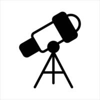 Have a look at this amazing icon of telescope in modern style vector