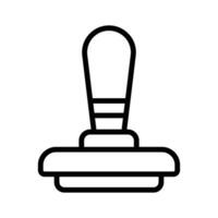 A digital icon representing an approval stamp, commonly used for document verification vector