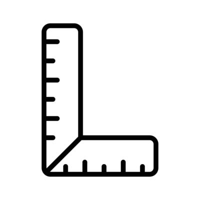 Tool for measurement or calculating length, premium icon of ruler, scale