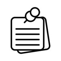 Sticky notes design in modern style, ready to use vector