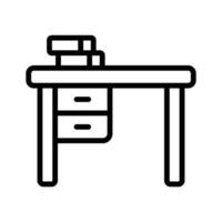 Trendy icon of books table in editable design style vector