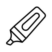 Check this creatively designed icon of highlighter, stationery item vector