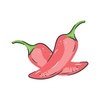 Chillies design, hot pepper icon design, ready to use vector