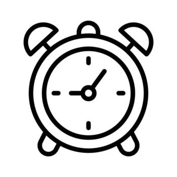 Trendy icon of alarm clock in editable style, easy to use and download vector