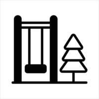 Grab this creative icon of playground in modern style vector