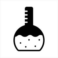 An amazing icon of flask in modern style, ready to use , laboratory flask vector