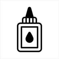 Grab this amazing icon of glue bottle, of sticky stationery item in modern style vector