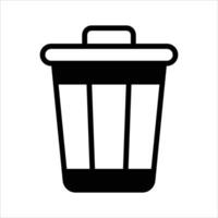 Get this amazing icon of trash bin in modern design style vector