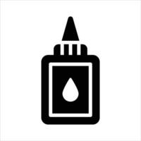 Grab this amazing icon of glue bottle, of sticky stationery item in modern style vector