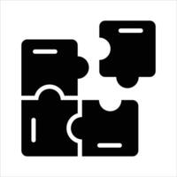 A modern icon of jigsaw puzzle, ready to use premium vector