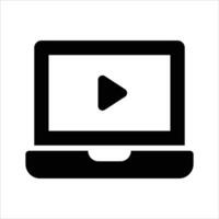lesson, online lesson, tutorial icon design in trendy style vector
