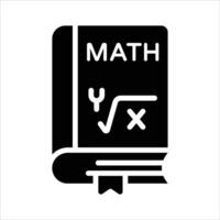 Math book design in modern style, ready to use vector