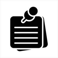 Sticky notes design in modern style, ready to use vector