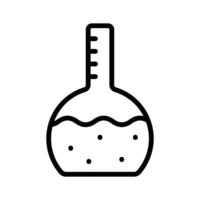 An amazing icon of flask in modern style, ready to use , laboratory flask vector