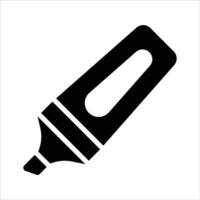 Check this creatively designed icon of highlighter, stationery item vector