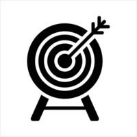 Try this amazing icon of dartboard in modern style vector