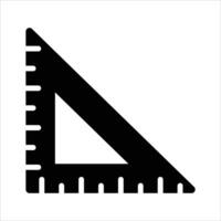 Triangular ruler design, ready for premium use vector