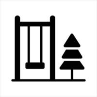 Grab this creative icon of playground in modern style vector