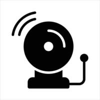 Notification bell, school bell design in modern style vector